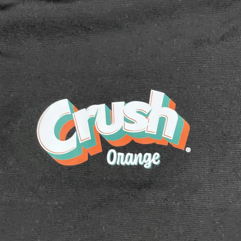 Adidas Crush Orange Track Jacket Mens 2XL Black White Sports Full Zip Primegreen